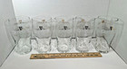 Set Of 5 Guinness Pint Gold Harp Logo Draught Est  1759 16oz Glasses Excellent