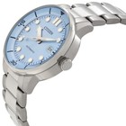 Citizen Mechanical Automatic Nj0191-83l Men s Light Blue Dial Steel Watch  New
