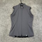 Specialized Cycling Vest Mens Size Large Gray Full Zip Performance Stretch Nylon