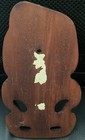 Rare 60s Tiki Wood Carved Rotorua Nz Maori Tribal Hei Tiki Paua Eyes As Is