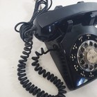 Vintage Itt Rotary Dial Telephone Black Classic Desk Phone Retro Decor 1970s-now