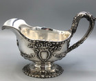 Dominick   Haff Sterling Silver Gravy Boat  s5410  Very Heavy And Ornate