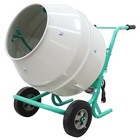 Portable Electric Cement Mixer 180l 6 3 Cu ft Concrete Mortar Steel Drum 24rpm