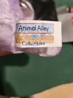 Vintage 2000 Animal Alley Purple Dog Plush Sipser Beanbag Collectible 83467 Nwt