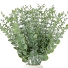 38pcs Eucalyptus Stems Artificial Eucalyptus Leaves Fake Greenery Branches