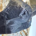 Vtg 1950   s Jet Black Bullet Bra Circular Stitching 34c Maidenform Chansonette