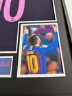 Lionel Messi Signed Barcelona Nike Jersey Beckett Coa Autographed Framed  046 