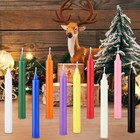 Spell Candles 100 Pack Bulk - 4 Inch Colored Mini Taper Multicolor 