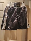 Mike Tyson Signed Everlast Black Boxing Trunks  Autographed Tristar