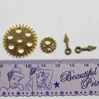 New 100g Clock Gears Clock Parts Gold Metal Gears Steampunk Gears Assorted Gears