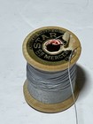 Vintage Star Mercerized Thread On Wood Spool Gray Color Lot Gry1