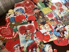 Vintage Valentine Cards Lot Of 154 Early 1900 To Mcm Fold Outs Mechanicals Lace 