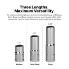 Capri Tools 3 8 In  Drive Master Chrome Socket Set  6-point  6 To 24mm  57-piece