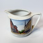 Leominster Ma Massachusetts Souvenir Street View Porcelain Trinket Creamer