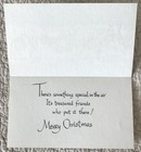 Unused Christmas Santa Carriage Horse People Vintage Greeting Card 1950s 1960s