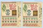 V4me2 Outlet 1940s Mccall 1201 Peruvians Embroidery Transfer Lot Of 2 Original
