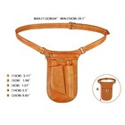 Tourbon Leather Garden Tools Organizer Belt Holster Florist Utility Waist Pouch