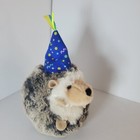 Douglas Spunky Hedgehog Plush Stuffed Animal With Party Hat  5 