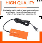 2 X 5in Car Engine Silicone Pad Heater - Self-adhesive  Oil Pan Heater Pad Car T