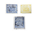 Jaipur   Sirmoor States India C 1930s   40s Chariot   Portrait Trio    Used Stamps