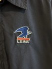 Vintage 90s Usps Mail Letter Carrier Postal Bomber Jacket Made In Usa Brookfield