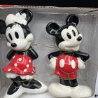 Disney Salt And Pepper Shakers Mickey   Minnie Mouse And Friends Ceramic