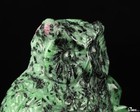 4 6  Ruby Zoisite Carved Crystal Owl  Crystal Healing