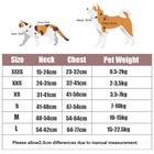 Cat Dog Pet Harness Adjustable Control Vest Dogs Reflective Xxs Pink Color