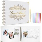 Ultimate Wedding Guest Book   Photo Album Keepsake Signatures   Photos New