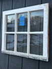 24 X 21 Vintage Window Sash  Old 6 Pane  Frame 1938