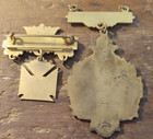 2 Antique Knights Templar Medals Watertown   New York   1911