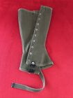Wwii Size 2r 1943 Dated Us Army Legging Spat Gaiter Ww2 Single Od Green