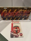 Vintage Coca-cola Magnet And License Plate Lot 1995 Soda Theme Original