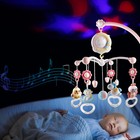 Baby Mobile Crib Toy night Light Projection remote Control Music Box 108 Songs