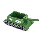 Green Flower Green 420 Tank Ashtray   Ships From The Usa 