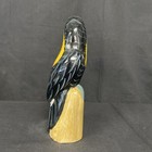 Hand Carved Wood Panama Toucan 9 5   
