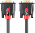 Vga To Vga Cable Hd15 Monitor Cable With Ferrites Male To Male-6 Feet