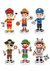 Toysters Magnetic Wooden Dress-up Boy Doll Toy   Pretend Play Set Includes  1   