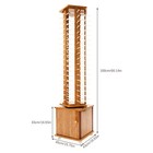 5-sided 90 Pair Sunglasses Rack Display Stand Case Floor Sunglasses Display Rack