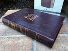 Kjv Giant Print Bible   Indexed   Red Letter   Dark Brown Faux Leather