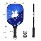 Xs Xspak Pickleball Paddles Sets Usapa Graphite Face Carbon Fiber And Polypropyl
