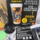 1992 Batman Returns Mcdonald s Happy Meal Cups  Lids  Fry Cups  Tray Liners Lot