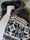 Himalayan Shop 100  Wool Coat Made In Nepal Fleece Lined Hooded Size L Heavy