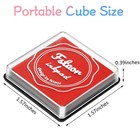 20 Colors Washable Craft Ink Pad Set For Rubber Stamps Kids Finger Painting New