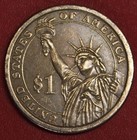 Hobo Nickel Dwight D  Eisenhower Skull Real Us Golden Dollar 26 5 Mm