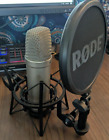 Rode Nt1-a Large Diaphragm Condenser Microphone With Shock Mount -excellent Cond