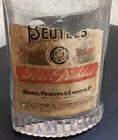 Antique Beutel Sour Pickles Bottle Bay City Mi C1901 Original Label