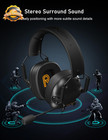 Gaming Headset Surround Sound Noise Cancelling Mic Pc Ps4 Ps5 Xbox Black