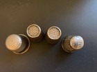 Antique And Vintage Sterling Silver Thimbles Set Of Four  4 