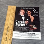 The Neon Empire Showtime Vintage 1989 Print Ad Art Ephemera 80s